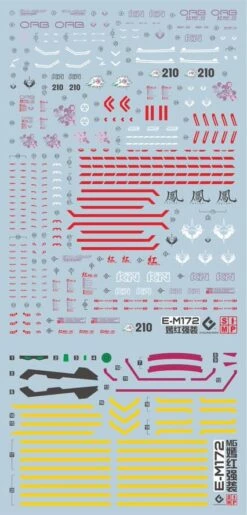 F22 MG Strike Rouge Gundam Decal Sheet -Model Circuit Shop 06 10 F22 1