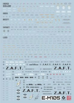 F42 MG Force Impluse Gundam GK Enhanced Decal Sheet -Model Circuit Shop 06 10 F42ForceImpulse 1