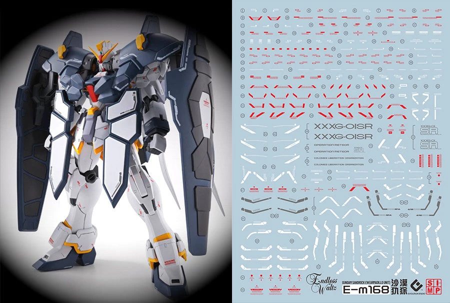 F53 MG Gundam Sandrock EW(Armadillo Unit) Decal Sheet 3 F53 MG Gundam Sandrock EW(Armadillo Unit) Decal Sheet