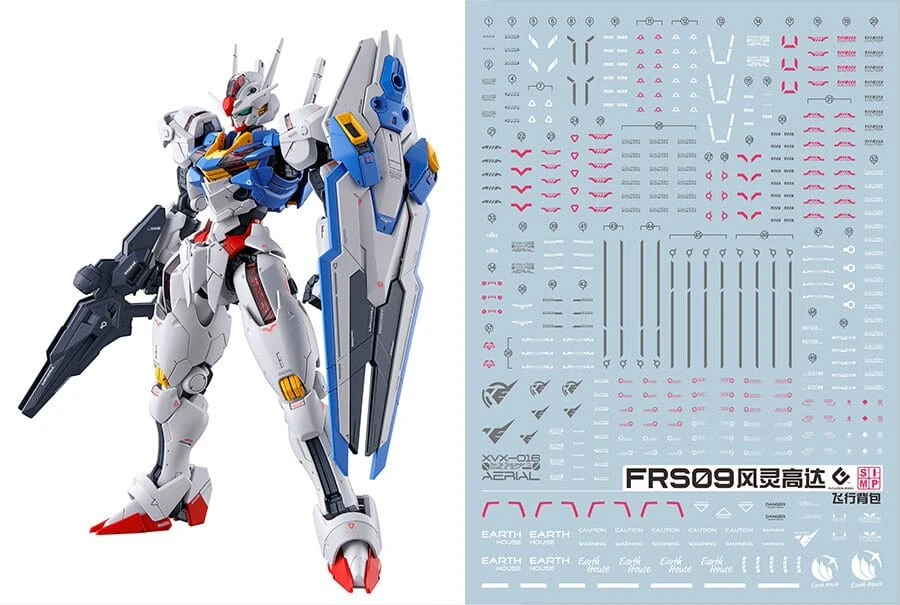 F68 FM Aerial Gundam Decal Sheet 3 F68 FM Aerial Gundam Decal Sheet
