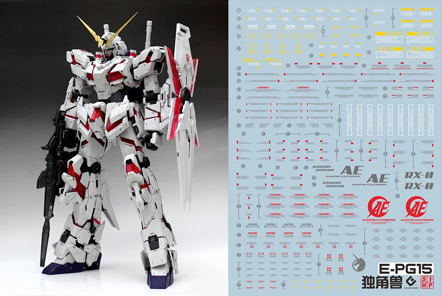 D18 PG Unicorn Decal Sheet 4 D18 PG Unicorn Decal Sheet - Image 2