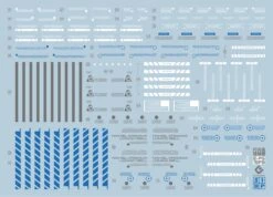 D21 PG Unicorn Gundam (Blue) Perfectibility & Divine Expansion Set Decal Sheet -Model Circuit Shop 06 60 D21UnicornGundamPerfectibilityBLUE 4