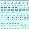 Bandai Gundam Decal No.30 HGUC Earth Federation MS No.1 Multiuse Decal Sheets -Model Circuit Shop 10050902a