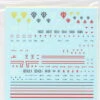 Bandai Gundam Decal No.38 HGUC Zeon MS No.3 Multiuse Decal Sheets