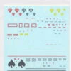 Bandai Gundam Decal No.39 HGUC Zeon MS No.4 Multiuse Decal Sheets 1 Bandai Gundam Decal No.39 HGUC Zeon MS No.4 Multiuse Decal Sheets -Model Circuit Shop 10060028a