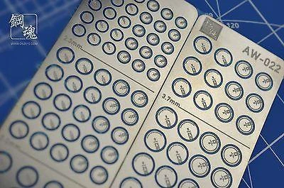 AW-022A Gundam & Weapon Model Detail Thruster Builders Parts Photo Etch Add On 3 AW-022A Gundam & Weapon Model Detail Thruster Builders Parts Photo Etch Add On