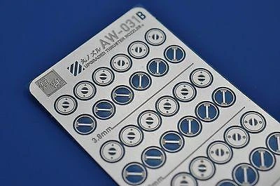 AW-031B Tank Gundam & Weapon Model Detail Thruster Part Metal Photo Etch Add On 3 AW-031B Tank Gundam & Weapon Model Detail Thruster Part Metal Photo Etch Add On