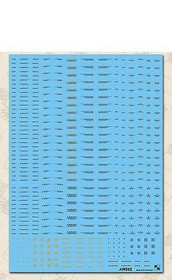 Warning Decal All Scale Gundam & Weapon (Gray) Builders Parts 5 Warning Decal All Scale Gundam & Weapon (Gray) Builders Parts - Image 3