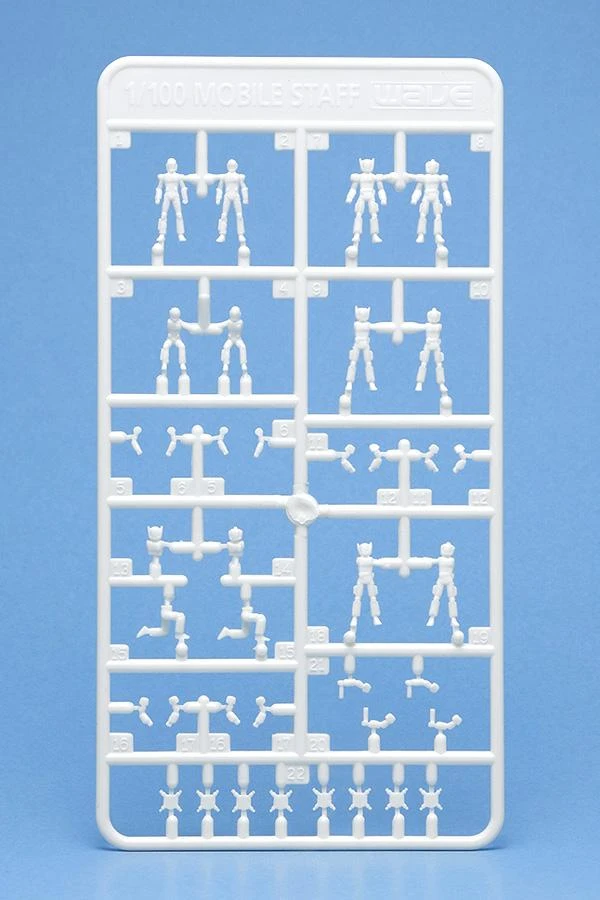 Wave MOBILE STAFF (1/100) - Diorama Figurines In Various Poses 3 Wave MOBILE STAFF (1/100) - Diorama Figurines In Various Poses