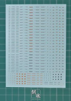 Warning Decal All Scale Gundam & Weapon (Gray) Builders Parts 4 Warning Decal All Scale Gundam & Weapon (Gray) Builders Parts - Image 2