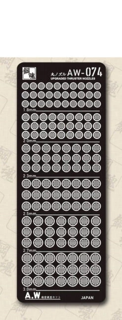 AW-074 GUNDAM & WEAPON MODEL DETAIL THRUSTER BUILDERS PARTS PHOTO ETCH 10 AW-074 GUNDAM & WEAPON MODEL DETAIL THRUSTER BUILDERS PARTS PHOTO ETCH -Model Circuit Shop 312a271b992b49109f9b00f15a450558