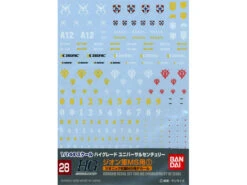 Bandai Gundam Decal No.28 HGUC Zeon MS No.1 Multiuse Decal Sheets