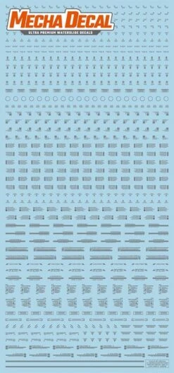 Mecha Decal 001-G USA Gundam X Child Of Mecha CARTOGRAF 1/100