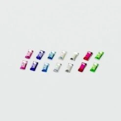 N/A Rectangle Beads / 10pcs Lens