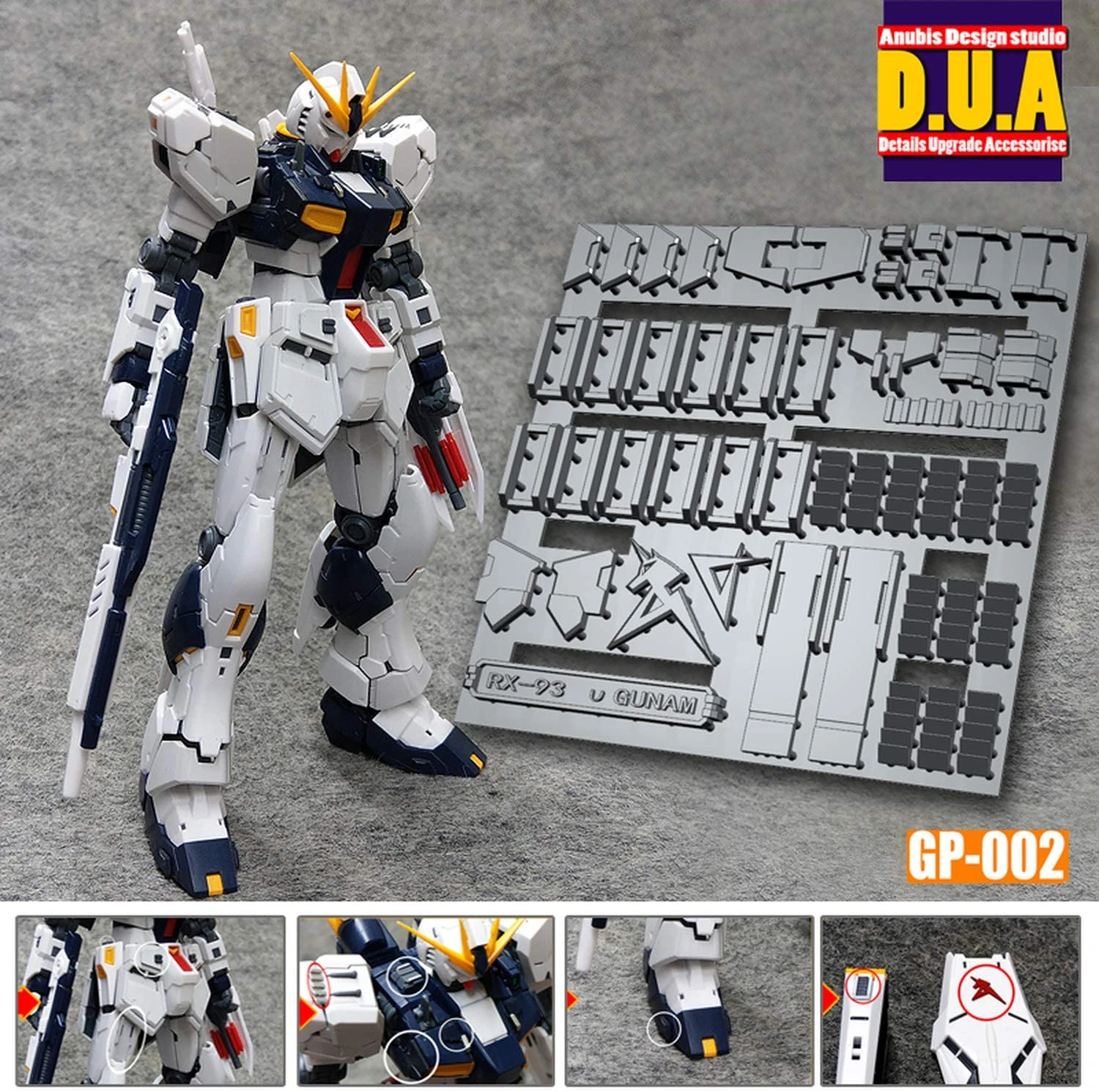 D.U.A Details Upgrade Accessories GP-002 Rg RX-93 Nu 4 D.U.A Details Upgrade Accessories GP-002 Rg RX-93 Nu - Image 2