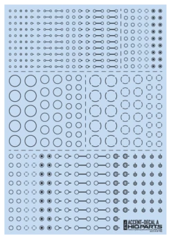 Accents Decal A Dark Gray(1pc)