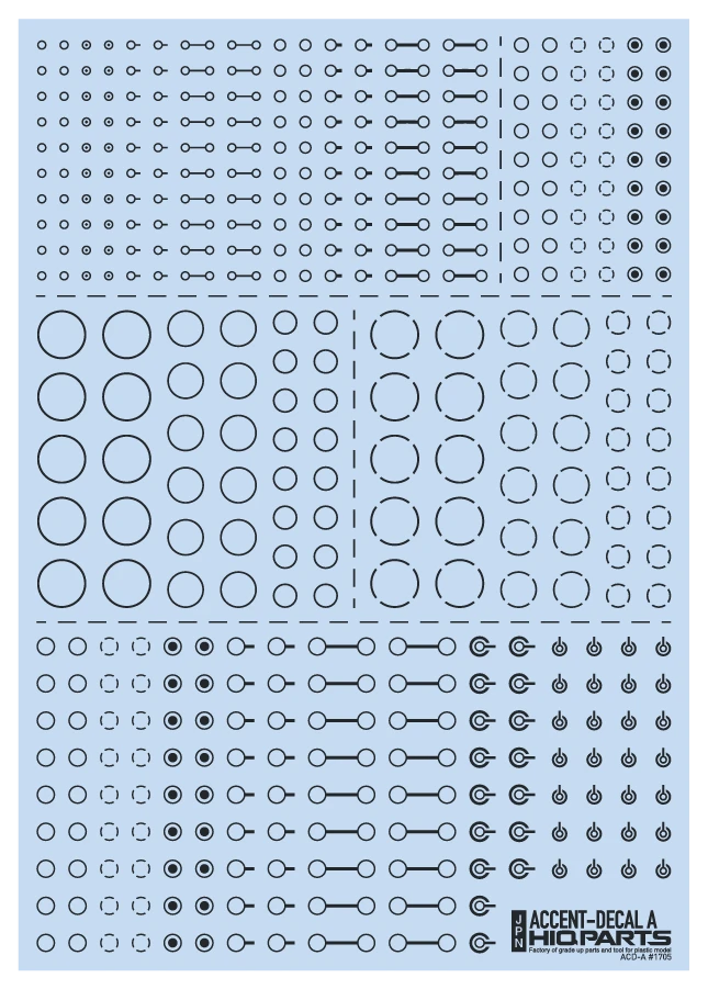 Accents Decal A Dark Gray(1pc) 3 Accents Decal A Dark Gray(1pc)