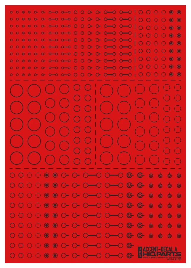 Accents Decal A Dark Gray(1pc) 5 Accents Decal A Dark Gray(1pc) - Image 3