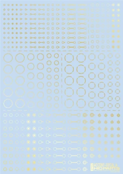 Accents Decal A Foli Gold(1pc)