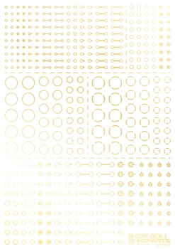 Accents Decal A Foli Gold(1pc) -Model Circuit Shop ACD A HGO 3