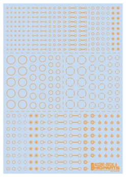 Accent Decal A Orange(1pc)