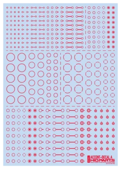 Accents Decal A Red(1pc)