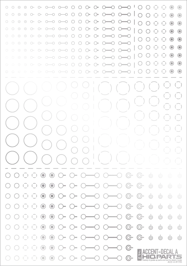 Accent Decal A Silver(1pc) 4 Accent Decal A Silver(1pc) - Image 2