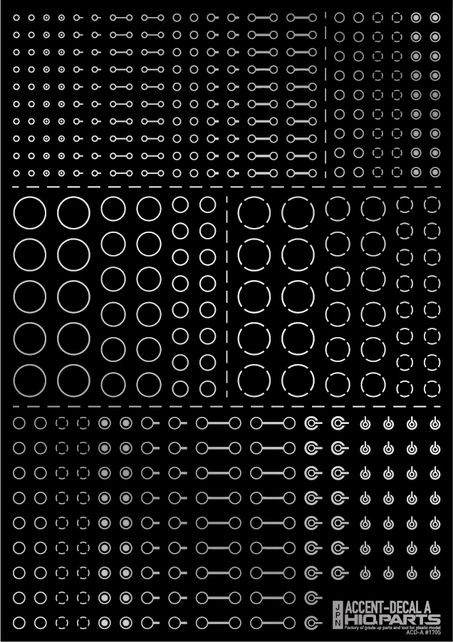 Accent Decal A Silver(1pc) 5 Accent Decal A Silver(1pc) - Image 3