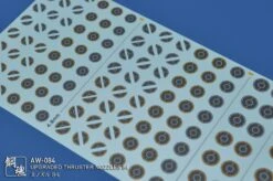 AW-084 GUNDAM & WEAPON MODEL DETAIL THRUSTER BUILDERS PARTS PHOTO ETCH ADD ON -Model Circuit Shop AW084 05