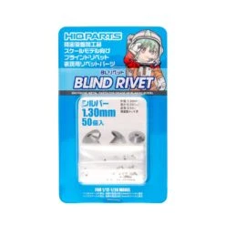 BL Rivet 1.30mm Silver(50pcs) -Model Circuit Shop BLR S 130 0 1