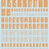 CND Decal Number Orange(1pc) -Model Circuit Shop CNDN OR 1