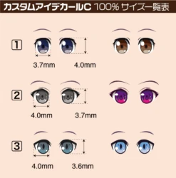 Custom Eye Decal 1/12 3-C(1pc)