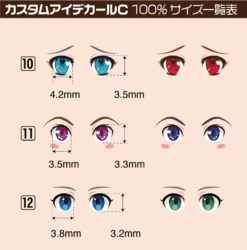 Custom Eye Decal 1/12 11-C(1pc) -Model Circuit Shop CYD 10 12C size 36ab762b b717 4ac2 a721 b31c6464b56c