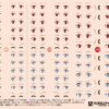 Custom Eye Decal 1/12 4-B(1pc) -Model Circuit Shop CYD04B