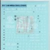 1/48 Mega ZAKU II Red Water Slide Decal -Model Circuit Shop D11 1
