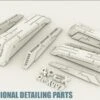 Apex Detailing Parts DP-X007 Armor Venting 1 Apex Detailing Parts DP-X007 Armor Venting -Model Circuit Shop DP EX007A