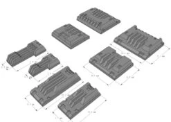 Apex Detailing Parts DP-H001 Detail Panels -Model Circuit Shop DP H001A