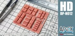 Apex Detailing Parts DP-H012 Detail Heat Sink Panel -Model Circuit Shop DP H012C