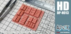 Apex Detailing Parts DP-H013 Detail Heat Sink Panel 2 -Model Circuit Shop DP H013C