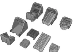 Apex Detailing Parts DP-P001 Thruster And Vents -Model Circuit Shop DP P001A