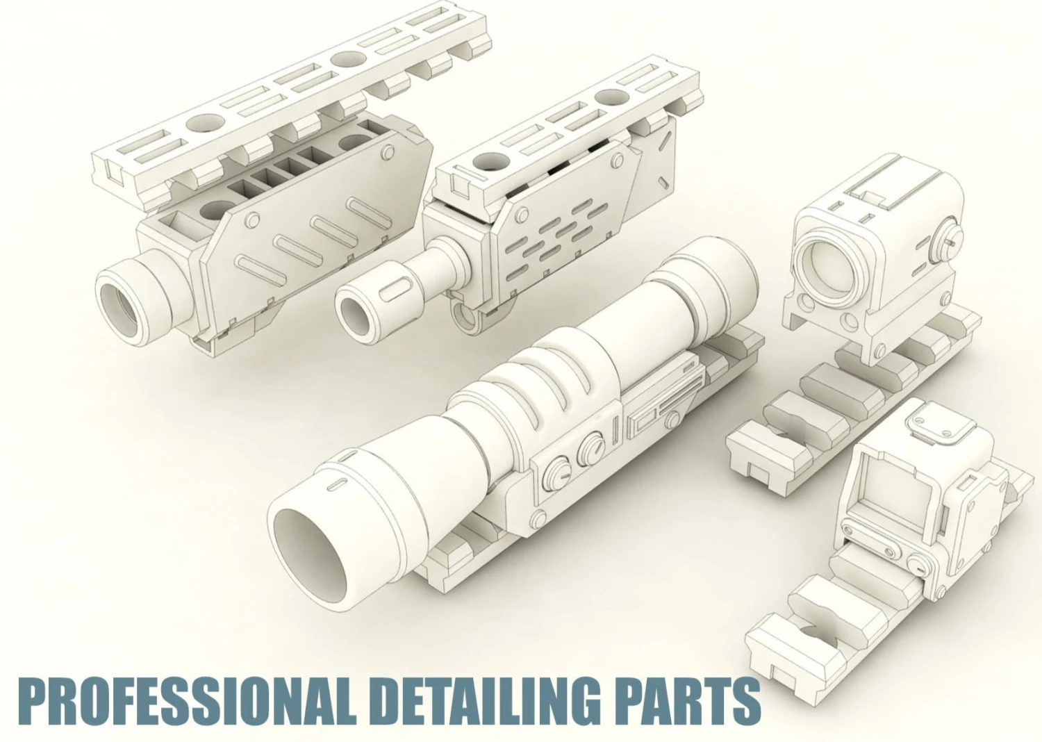 Apex Detailing Parts DP-P006 Detail Weapon Addon 3 Apex Detailing Parts DP-P006 Detail Weapon Addon