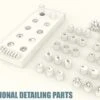 Apex Detailing Parts DP-R004 Minus Mold Rivets 3MM -Model Circuit Shop DP R004A