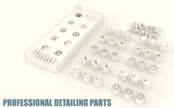 Apex Detailing Parts DP-R004 Minus Mold Rivets 3MM