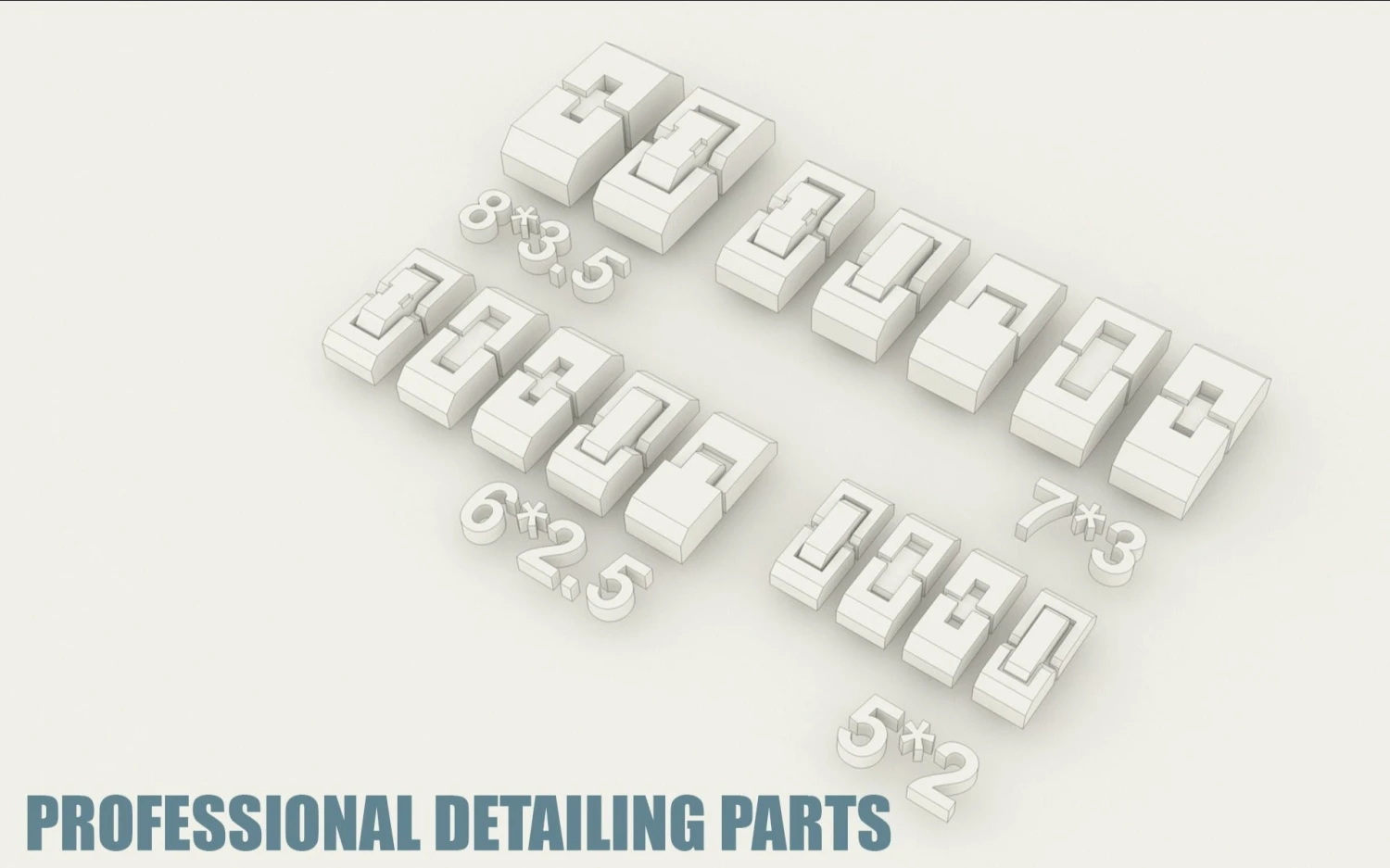 Apex Detailing Parts DP-P014 Detail Add-on 3 Apex Detailing Parts DP-P014 Detail Add-on