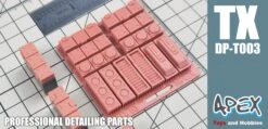 Apex Detailing Parts DP-T003 Missile Pod -Model Circuit Shop DP T003C