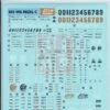 MG Rezel / Rezel C Water Slide Decal -Model Circuit Shop E05