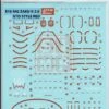 MG Zaku II 2.0 GTO Style Red Water Slide Decal -Model Circuit Shop E18