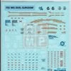 MG Duel Gundam Assult Shoult Water Slide Decal -Model Circuit Shop F02