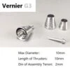 Metal Vernier Set: G3 2MM