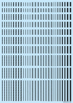 Line Decal 2 Dark Gray(1pc)